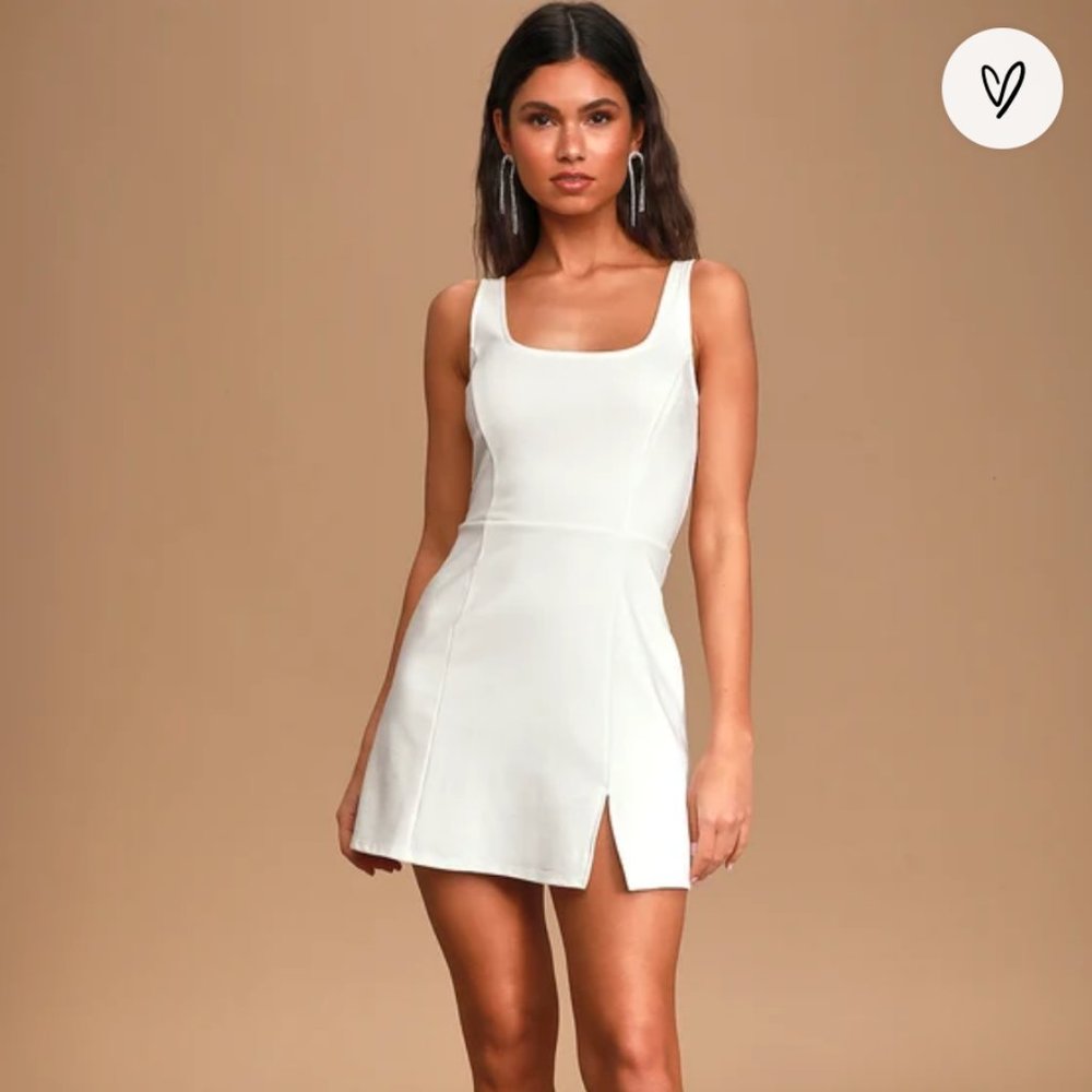 Perfect Little White Dress **NEVER WORN**